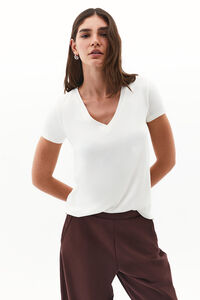 Oxxo T-shirt de gola em bico