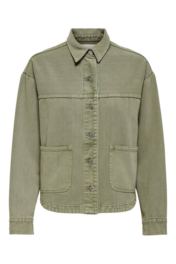 JDY Chaqueta vaquera verde