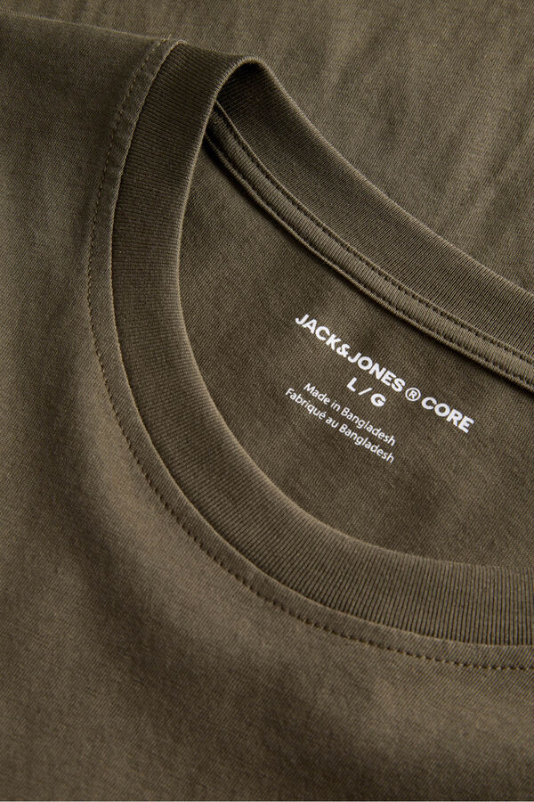Jack & Jones Camiseta b&aacute;sica logo verde