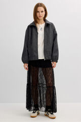 Inside Stoffjacke Grau