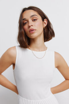 Springfield Two-fabric dress