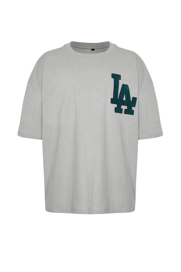 Trendyol Oversize T-shirt Siva