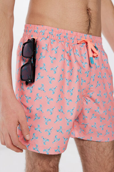 Springfield Lobster print swim shorts color