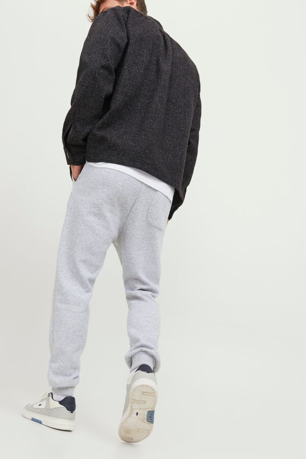 Jack & Jones Regular fit mid-rise trousers gris
