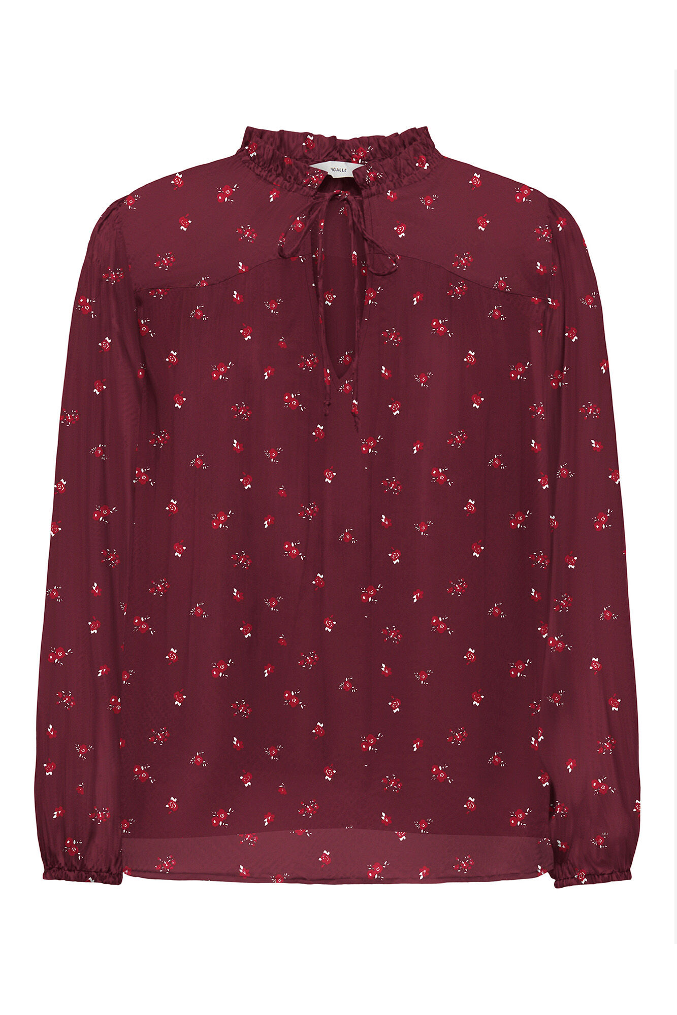 Only Blusa de gasa estampada