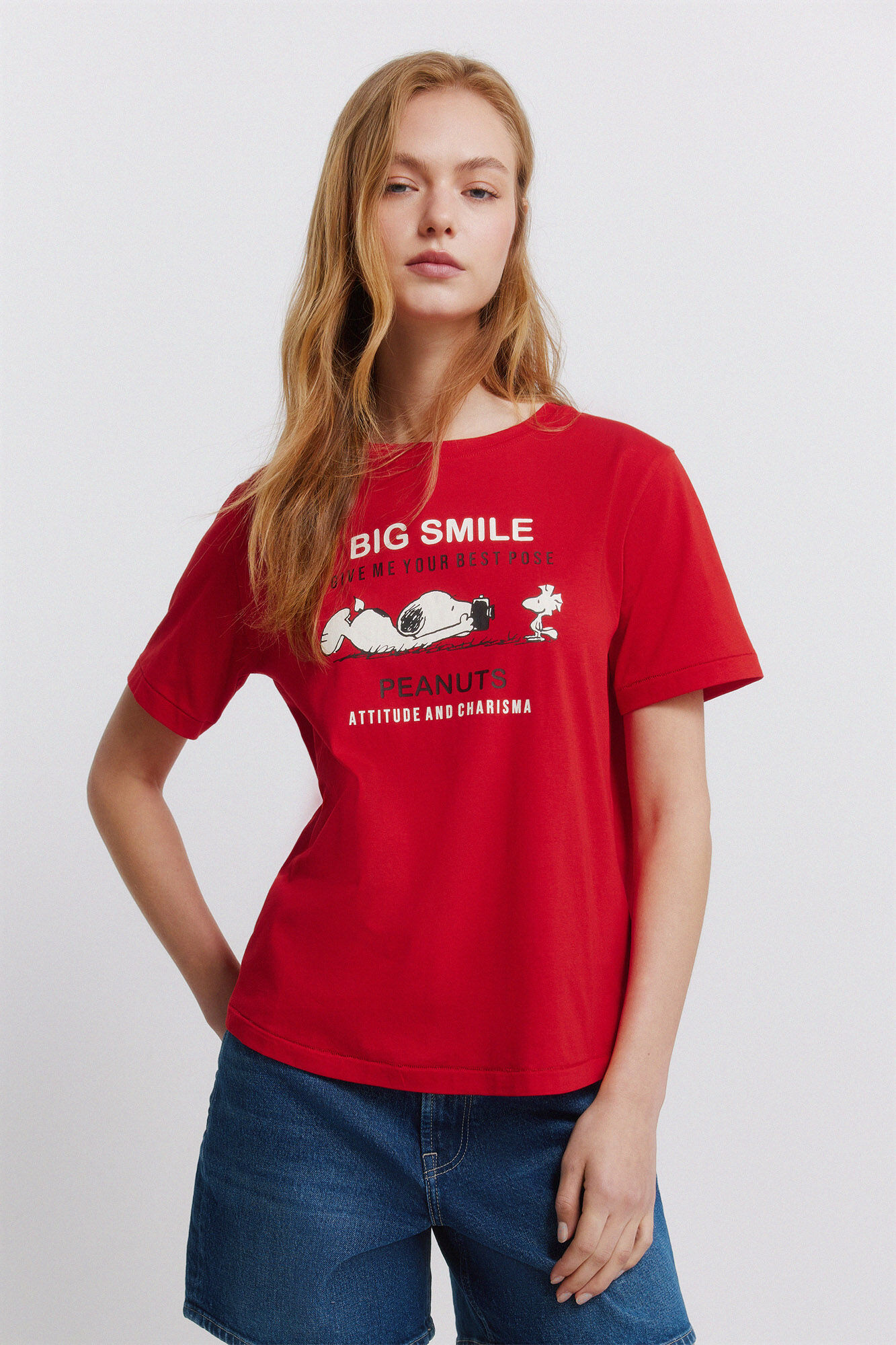 Springfield Kurzarm-T-Shirt Snoopy