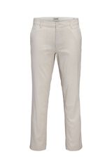 Jack & Jones Linen regular fit chinos nude