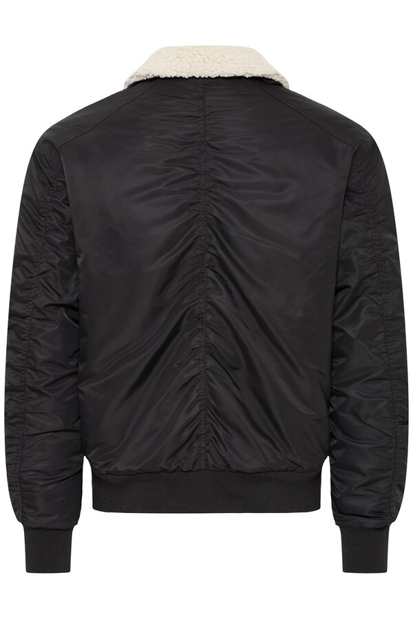 Blend Bomber jacket with faux shearling collar black