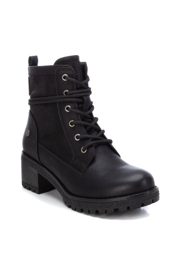 Refresh Lace-up heeled boot black