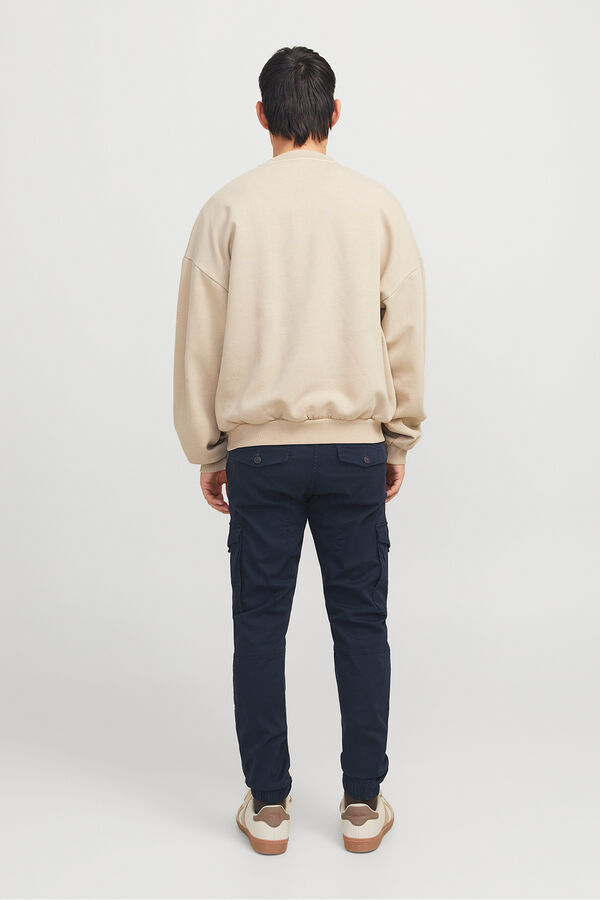 Jack & Jones Slim fit cargo trousers blue