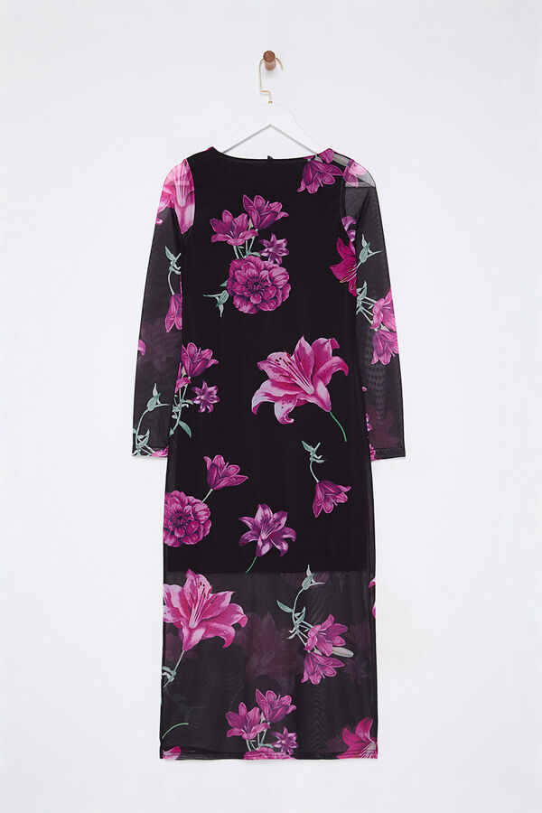 Trendyol Vestido midi de tul rosa