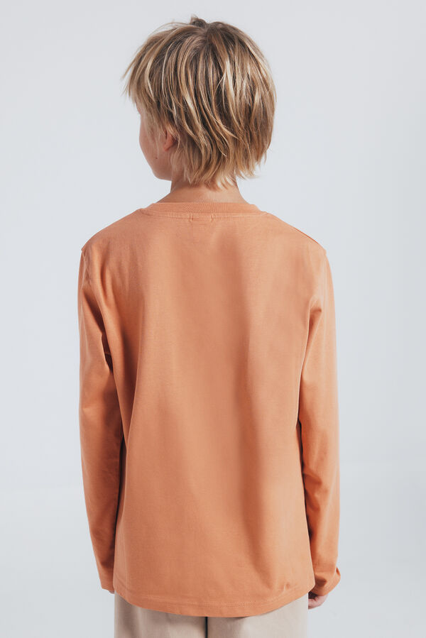 Springfield Kids Camiseta laranja de manga comprida Springfield para meninos vermelho