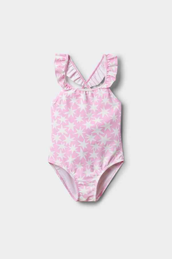 Springfield Kids Girls' star swimwear pink