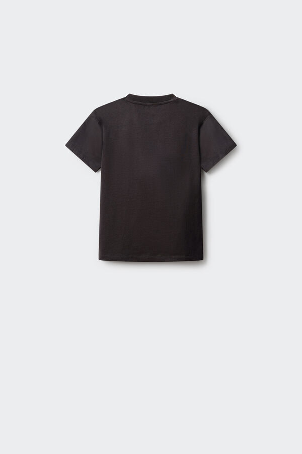 Springfield Kids Dečija urbana majica kratkih rukava Crna