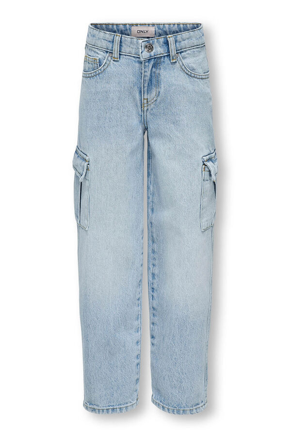 Only Girls Girl's cargo cowboy blue