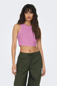 Only Top canelado gola halter