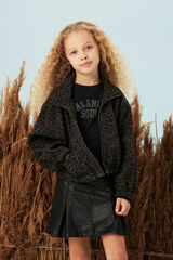 Name It saia plissada de menina preto