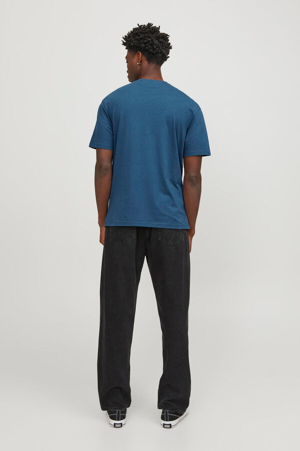 Springfield Standard fit T-shirt bluish