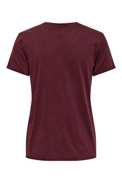 Only T-shirt de manga curta estampada