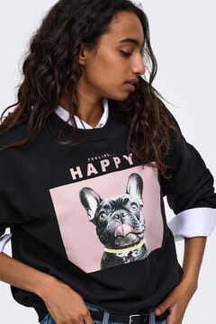 Only Sudadera estampado frontal