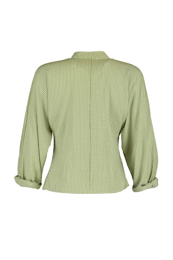 Trendyol Blusa abotonada verde
