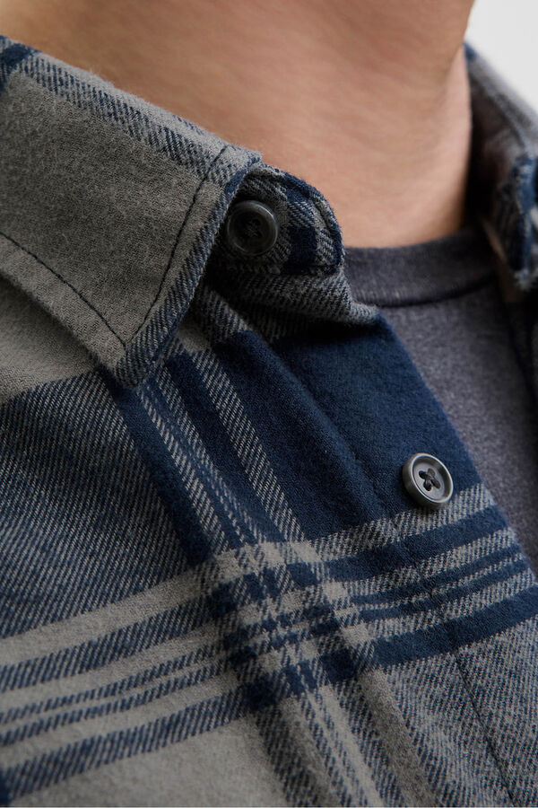 Jack & Jones Regular fit checked shirt blue