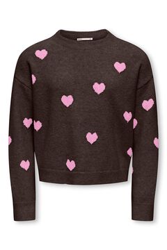 Only Girls Camisola de malha soft touch estampada