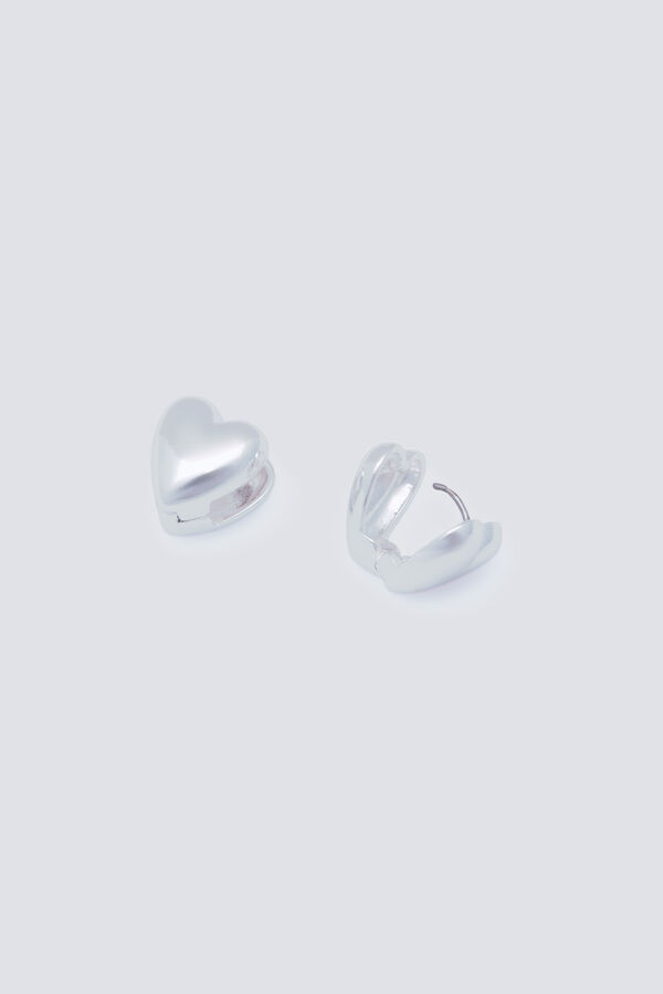 Springfield Pack of silver and gold heart earrings printed
