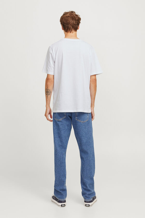 JJ REBEL Camiseta regular fit blanco