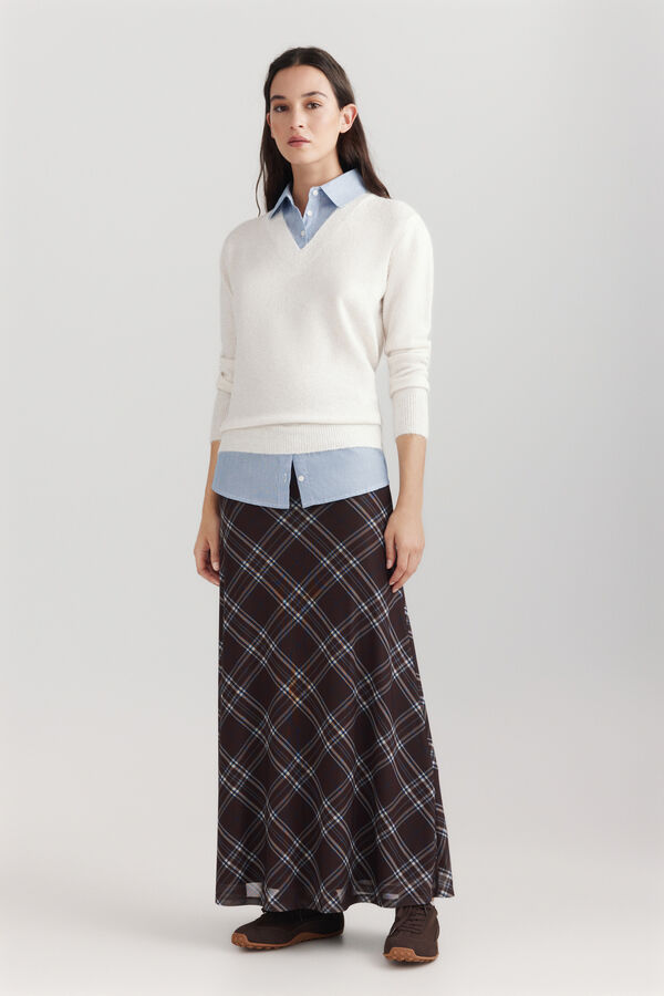 Springfield Round neck jumper white