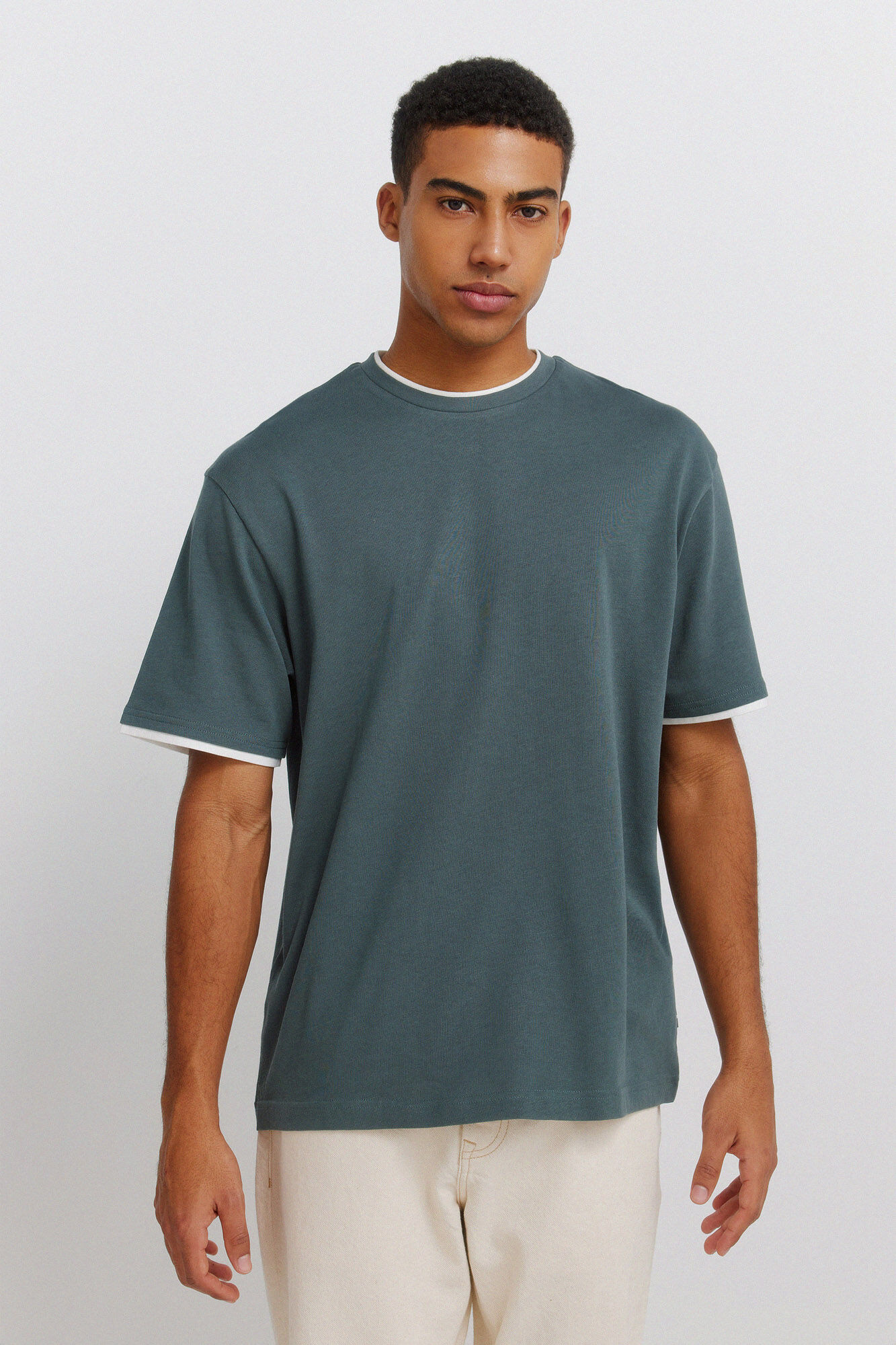 Springfield T-shirt gola dupla