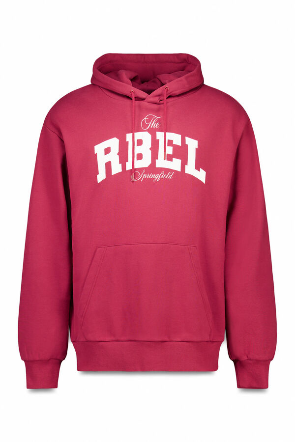 Springfield Rbel hood sweatshirt  red