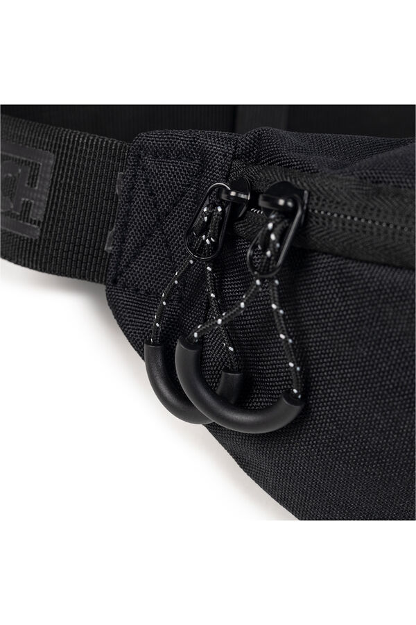 Munich Bolsa de cintura m&eacute;dia com fecho de correr. preto