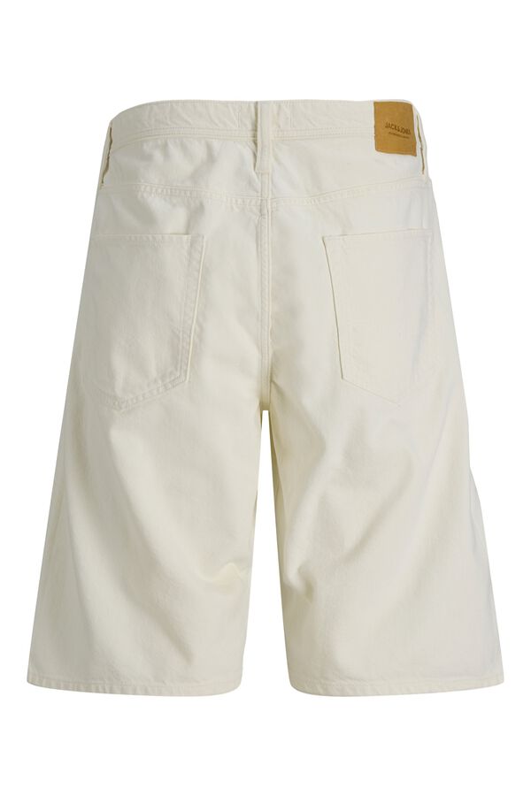 Jack & Jones Bermuda baggy fit denim branco