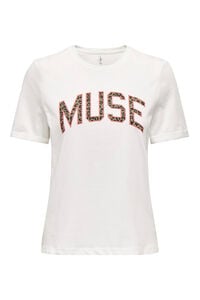 Only Camiseta texto frontal