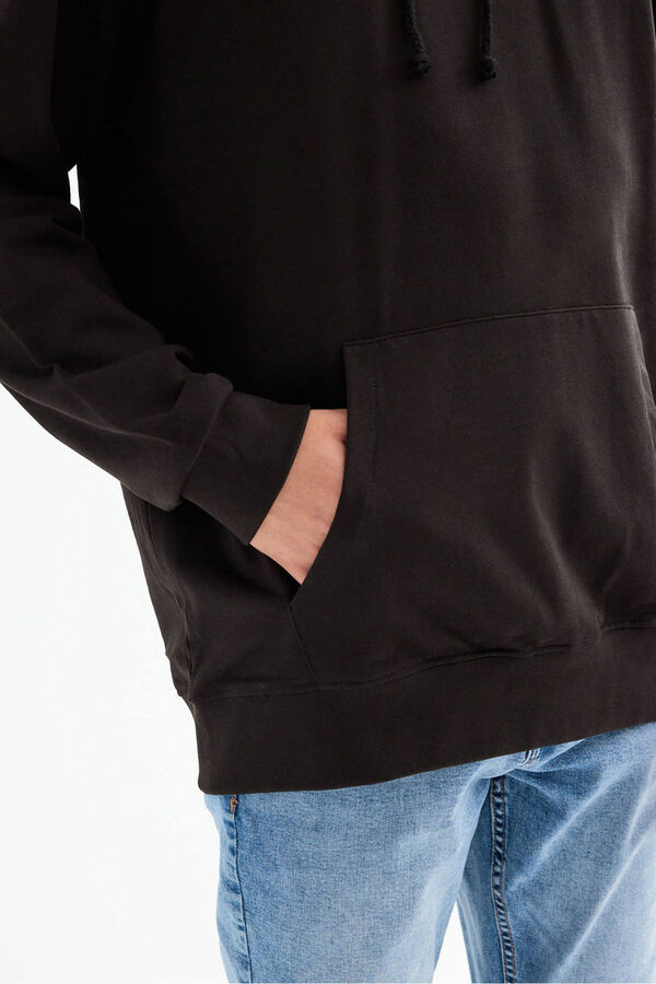 Inside Sudadera B&aacute;sica Logo negro