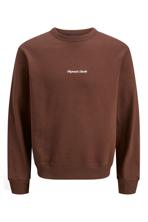 Jack & Jones Sudadera original studio marr&oacute;n