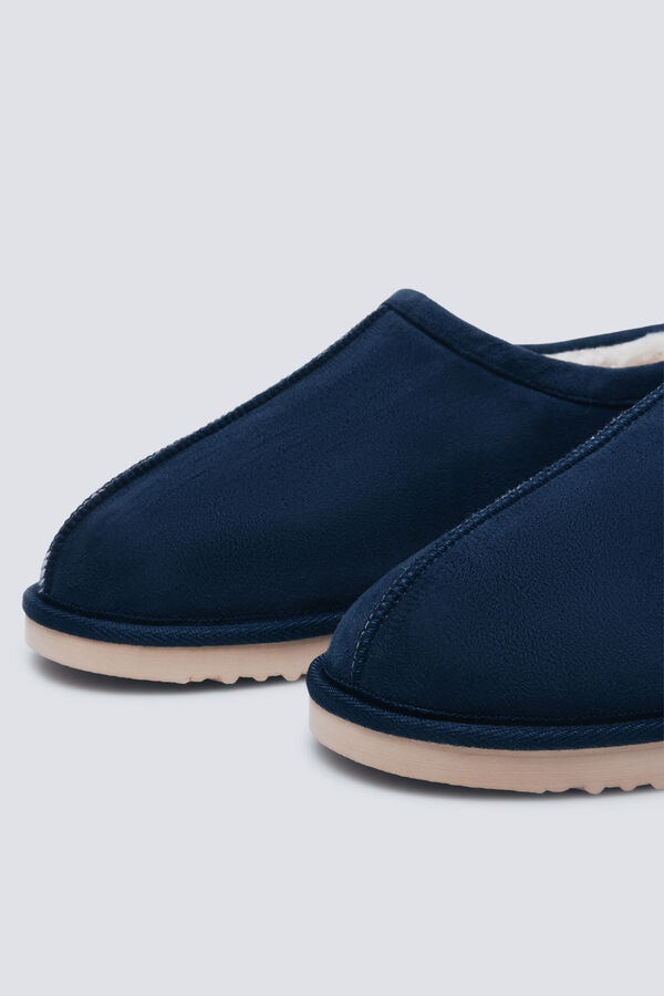 Springfield House clog slipper blue