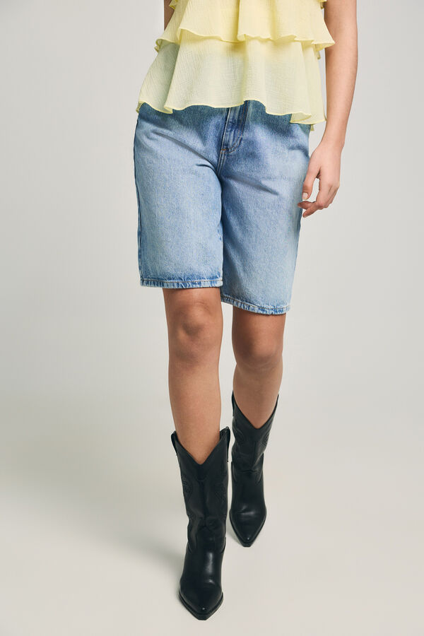 Only Jeans-Bermudas Blau