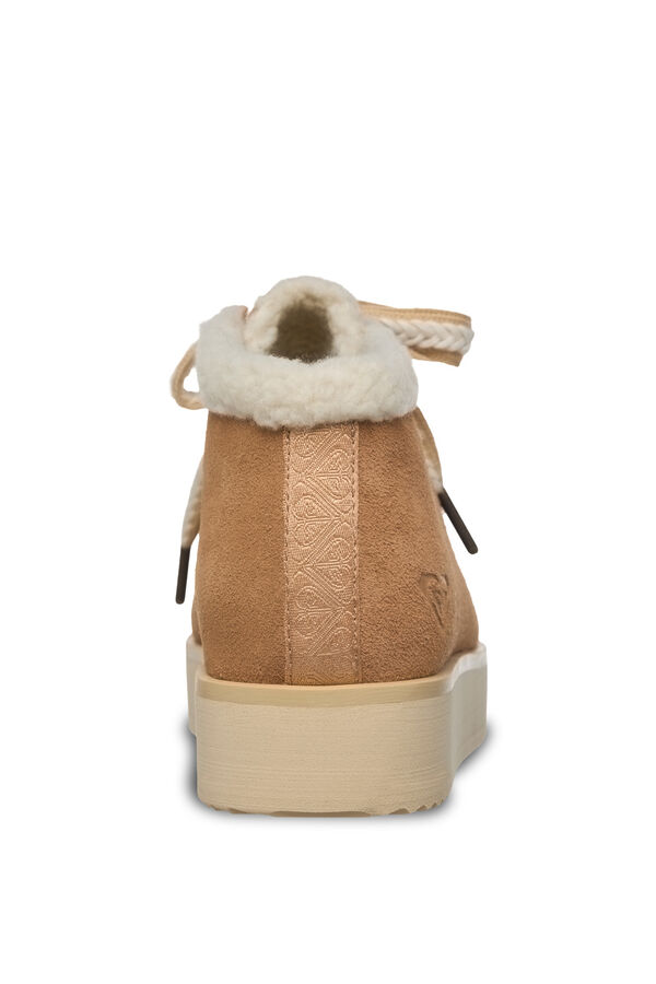 Roxy Suede platform boots brown
