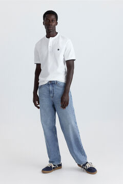 Springfield Polo em piqu&eacute; gola mao slim fit