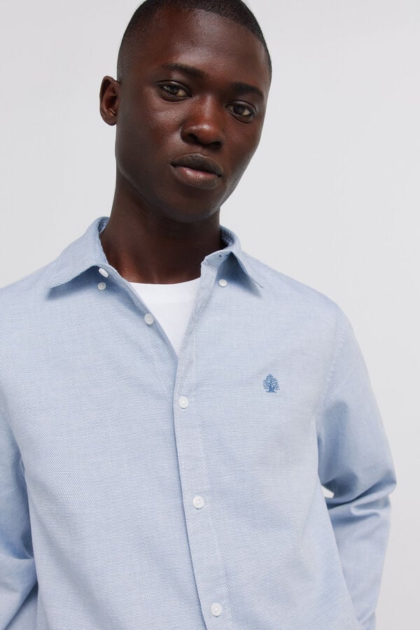 Springfield Structured shirt blue