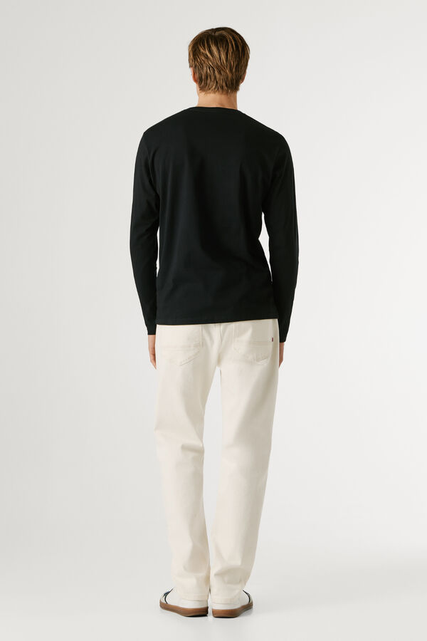 Pepe Jeans Long sleeve logo T-shirt black