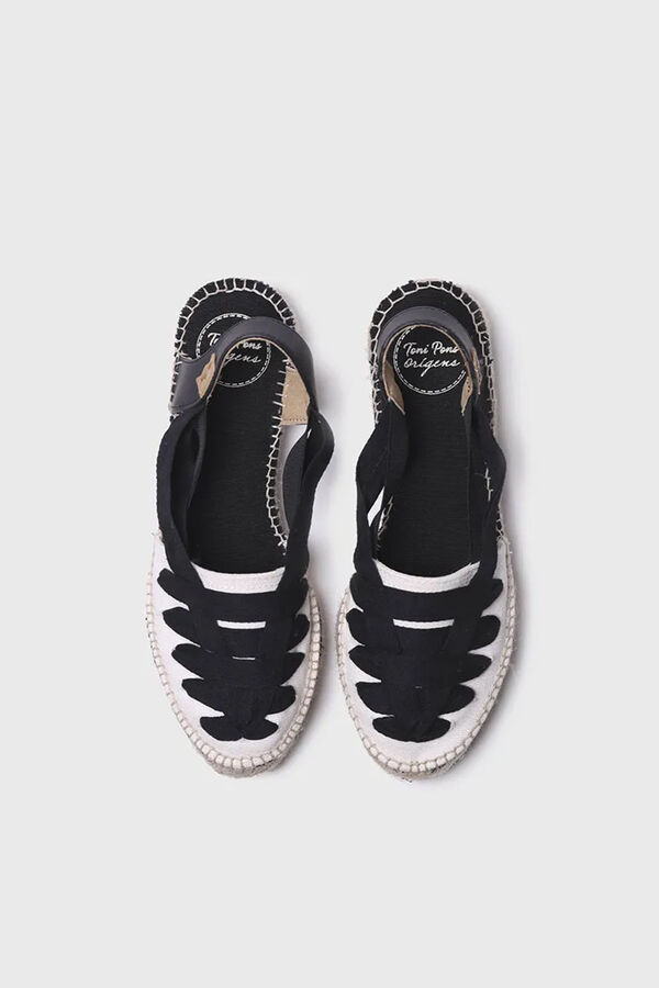 Toni Pons classic espadrille black