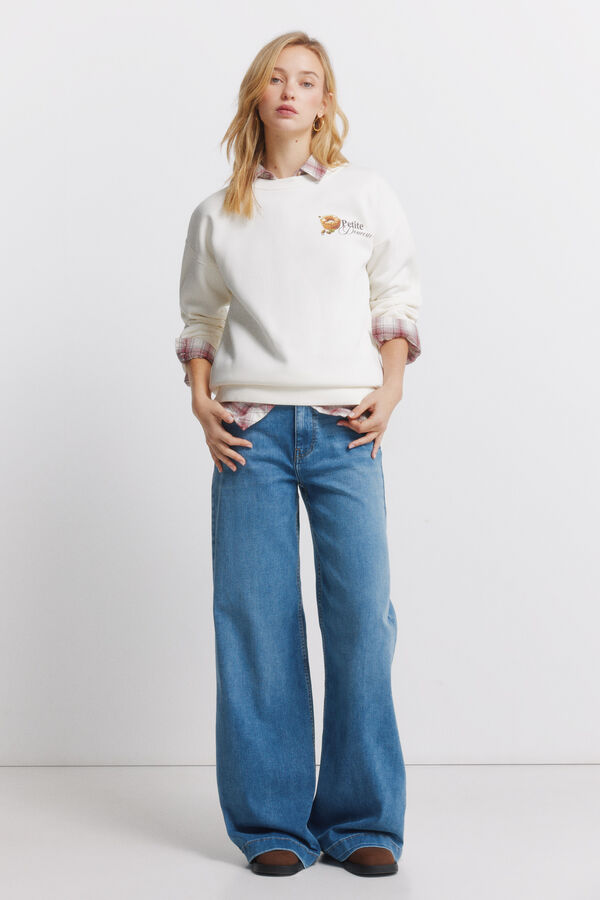 Springfield Brown boheme Sweatshirt printed