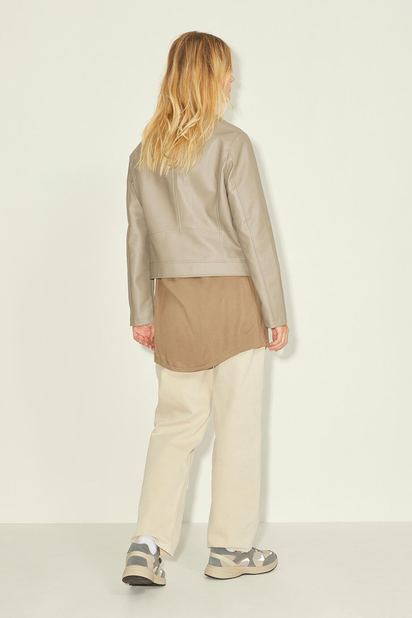 Jack & Jones Chaqueta biker polipiel