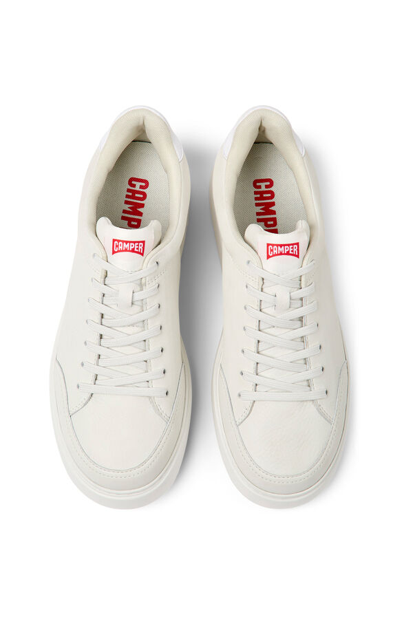 Springfield Non-dyed leather sneakers  white