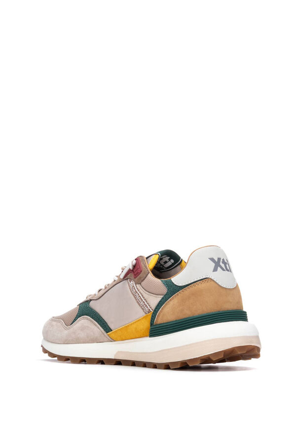 XTI Suede cushioning trainers grey