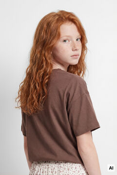 Springfield Kids Camiseta manga corta "Hello" ni&ntilde;a