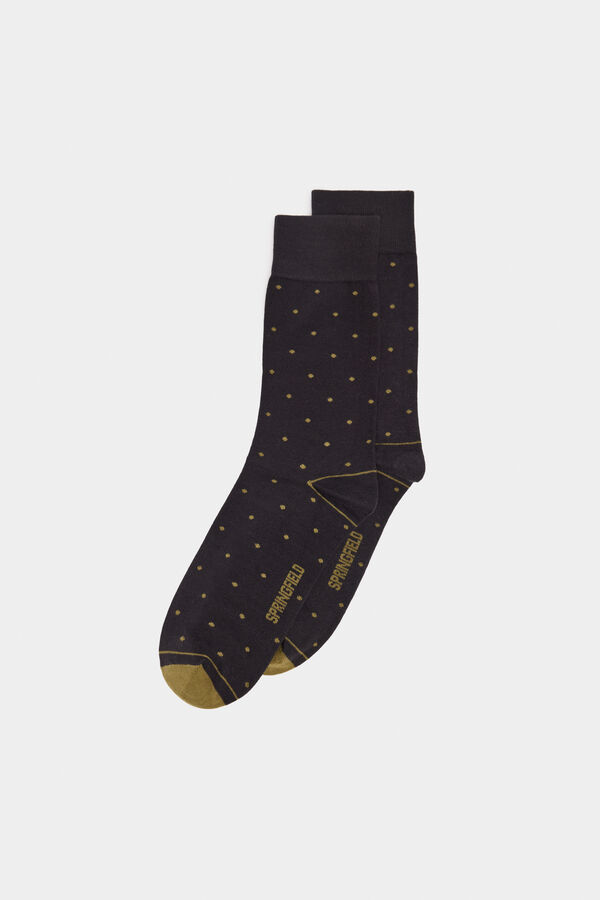 Springfield Dot socks black